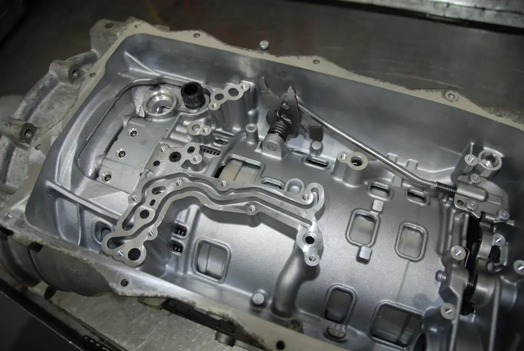 Transmission rebuild complete on bench