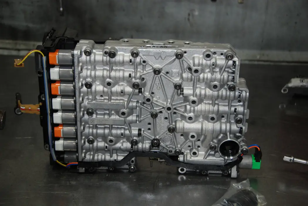 Mechatronic unit on bench